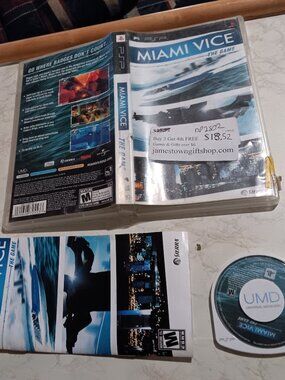 Miami Vice The Game Tested PSP Video Game